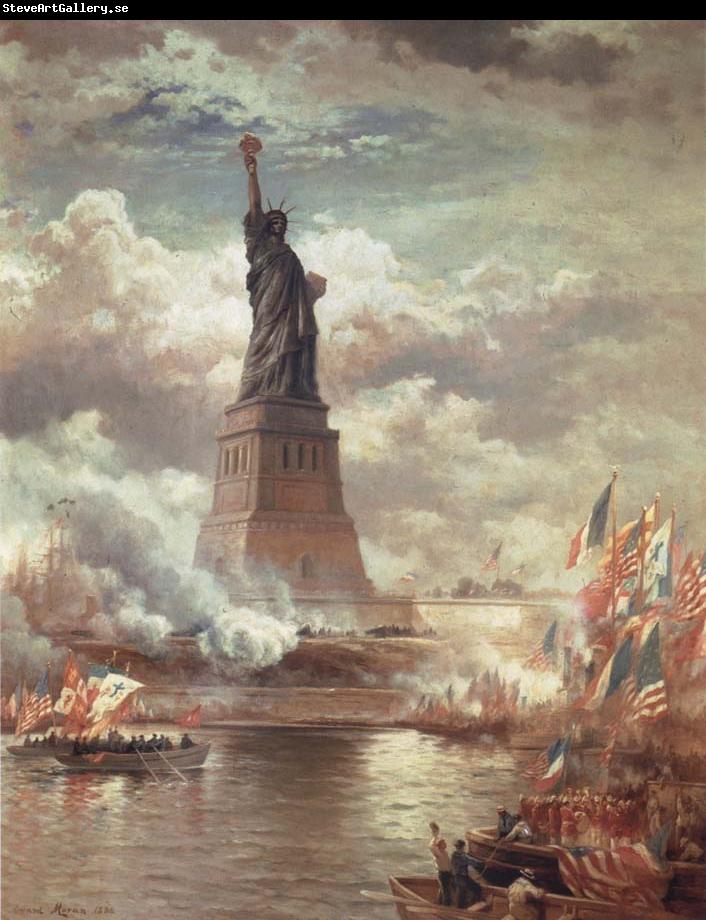 Moran, Edward Statue of Liberty Enlightening the World